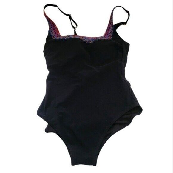 Gottex Cut out On Piece Adjustable Straps Swimsuit Women's Size 10 - Picture 1 of 12